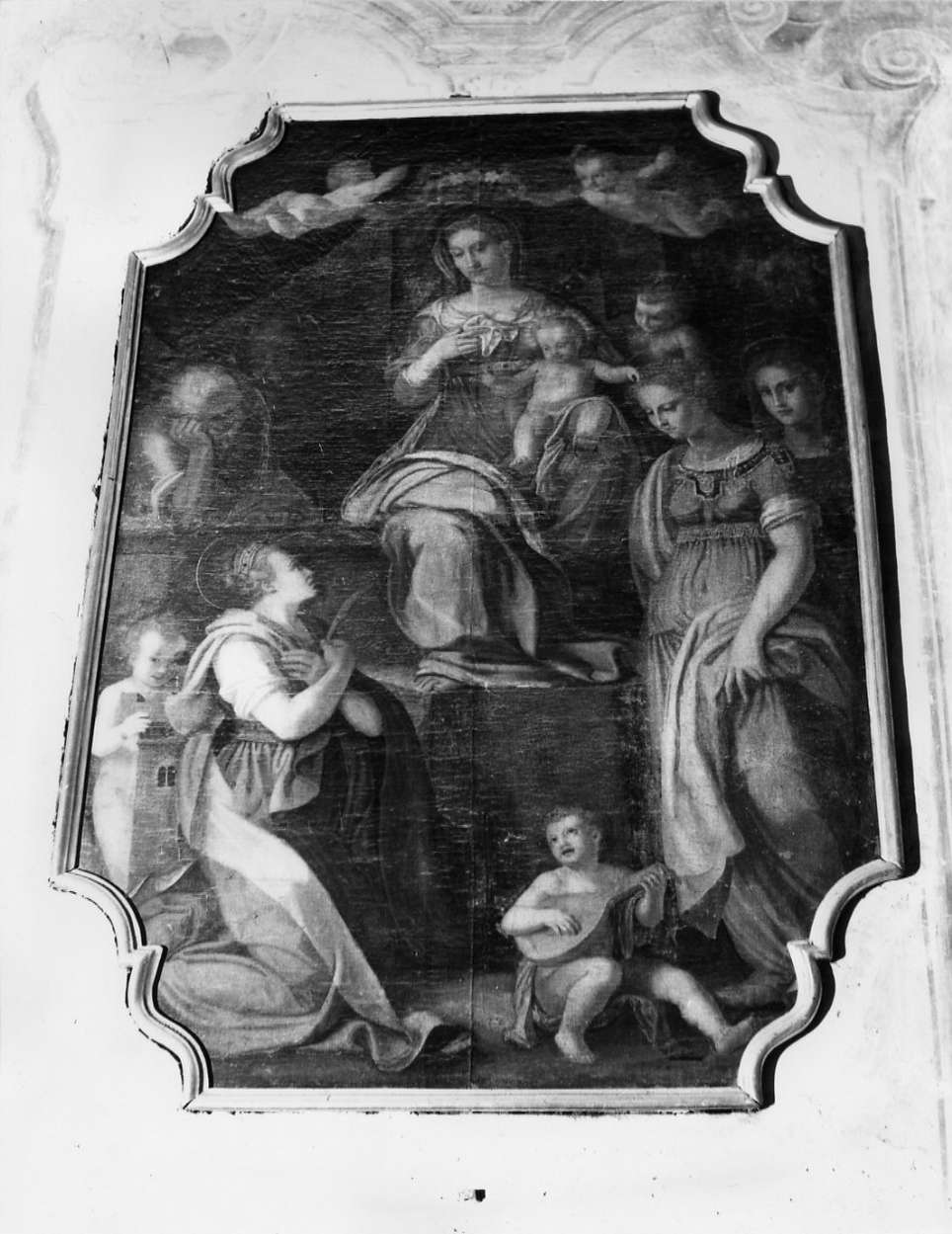 Madonna con Bambino e Santi (dipinto, opera isolata) - ambito toscano (prima metà sec. XVII)