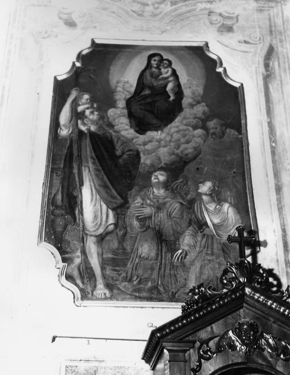 Madonna con Bambino e Santi (dipinto, opera isolata) - ambito toscano (prima metà sec. XVII)