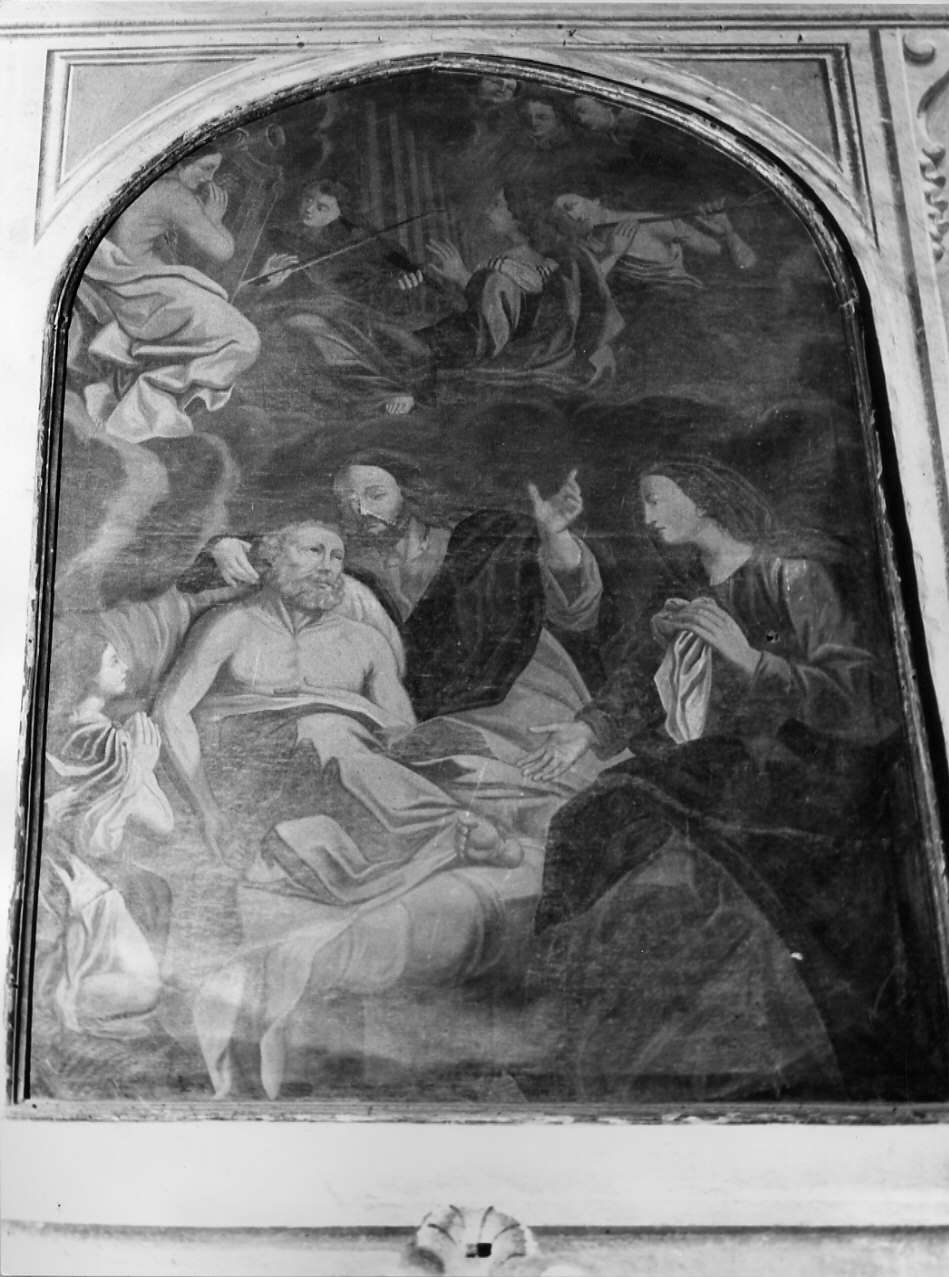 morte di San Giuseppe (dipinto, opera isolata) - ambito italiano (sec. XVII)