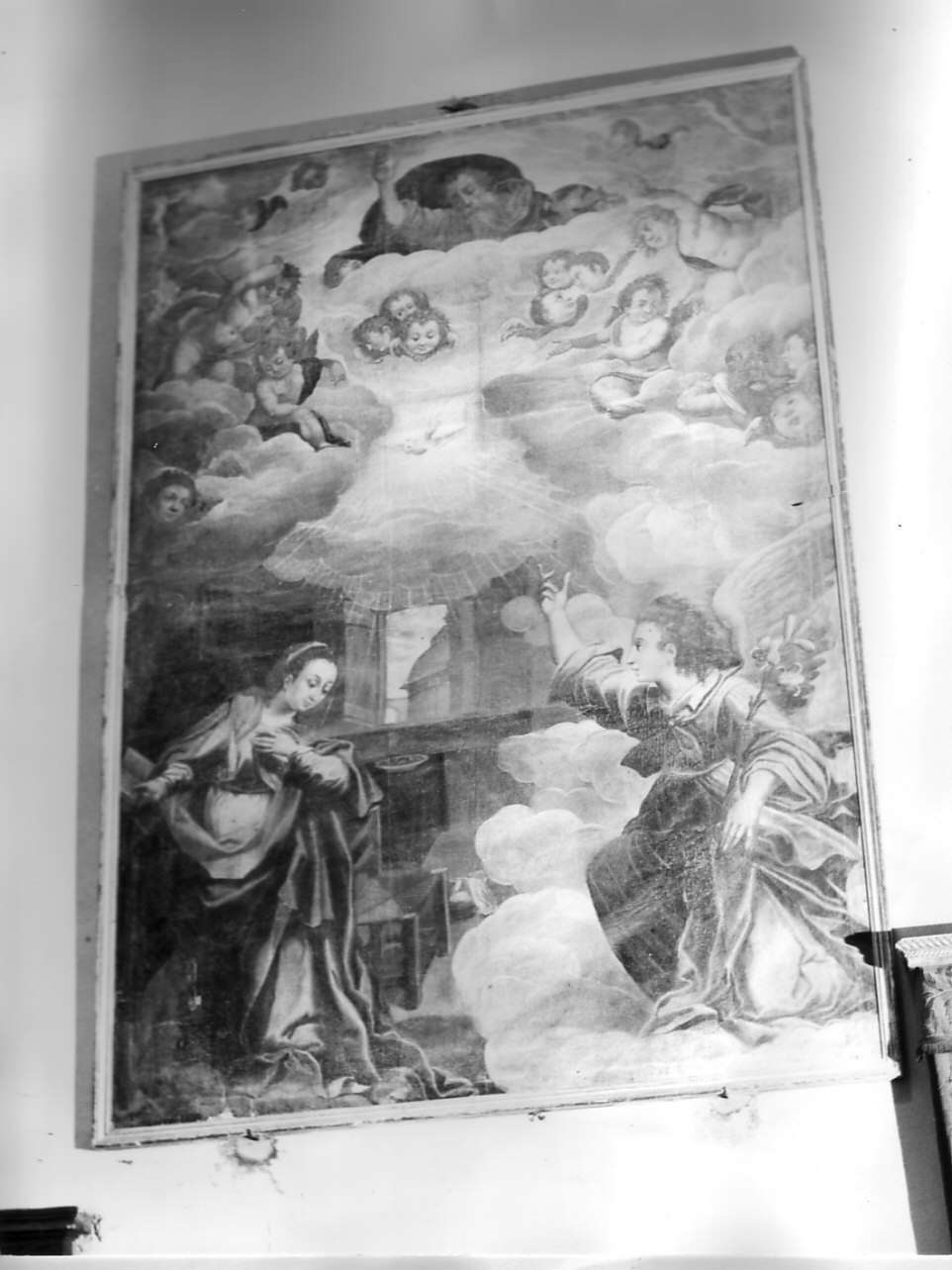 Annunciazione (dipinto, opera isolata) - ambito italiano (sec. XVII)