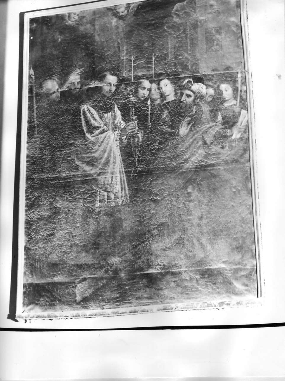 Sant'Antonio da Padova e il miracolo dell'asino (dipinto, opera isolata) - ambito toscano (sec. XVII)