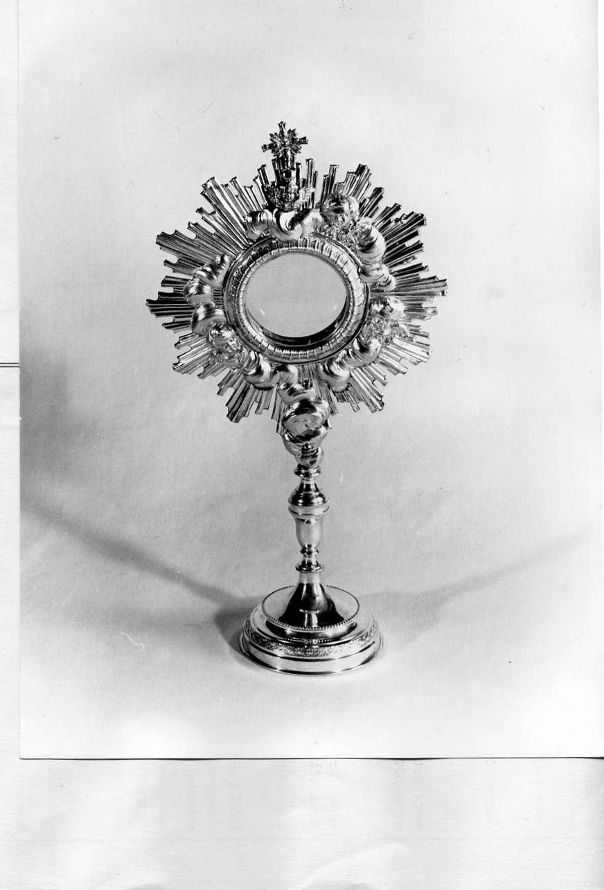 ostensorio - a raggiera, opera isolata - bottega genovese (metà sec. XVIII)