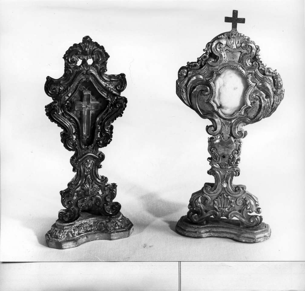 reliquiario, opera isolata - bottega italiana (sec. XVIII)