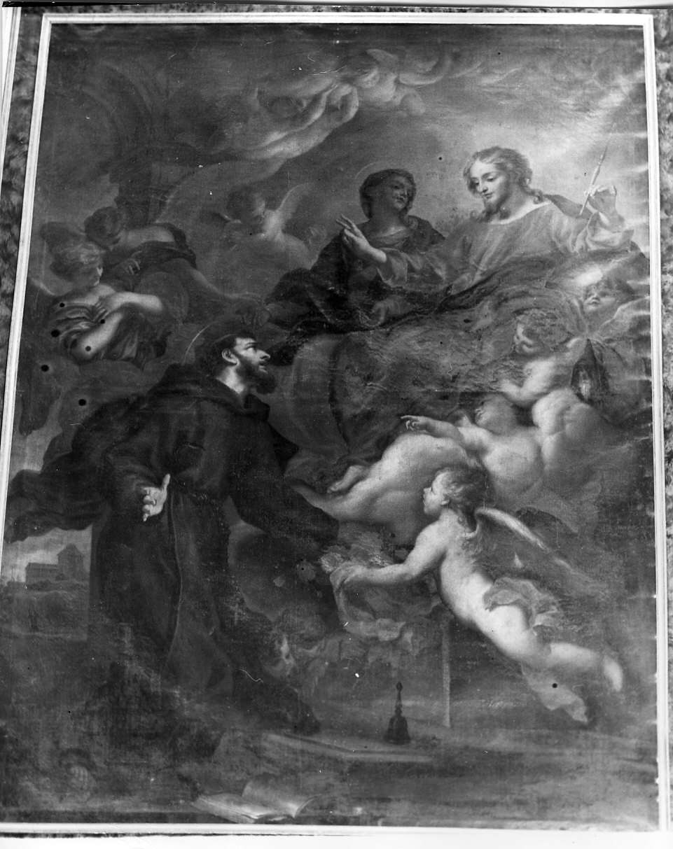 estasi di San Francesco d'Assisi (dipinto, opera isolata) di Piola Domenico (sec. XVII)