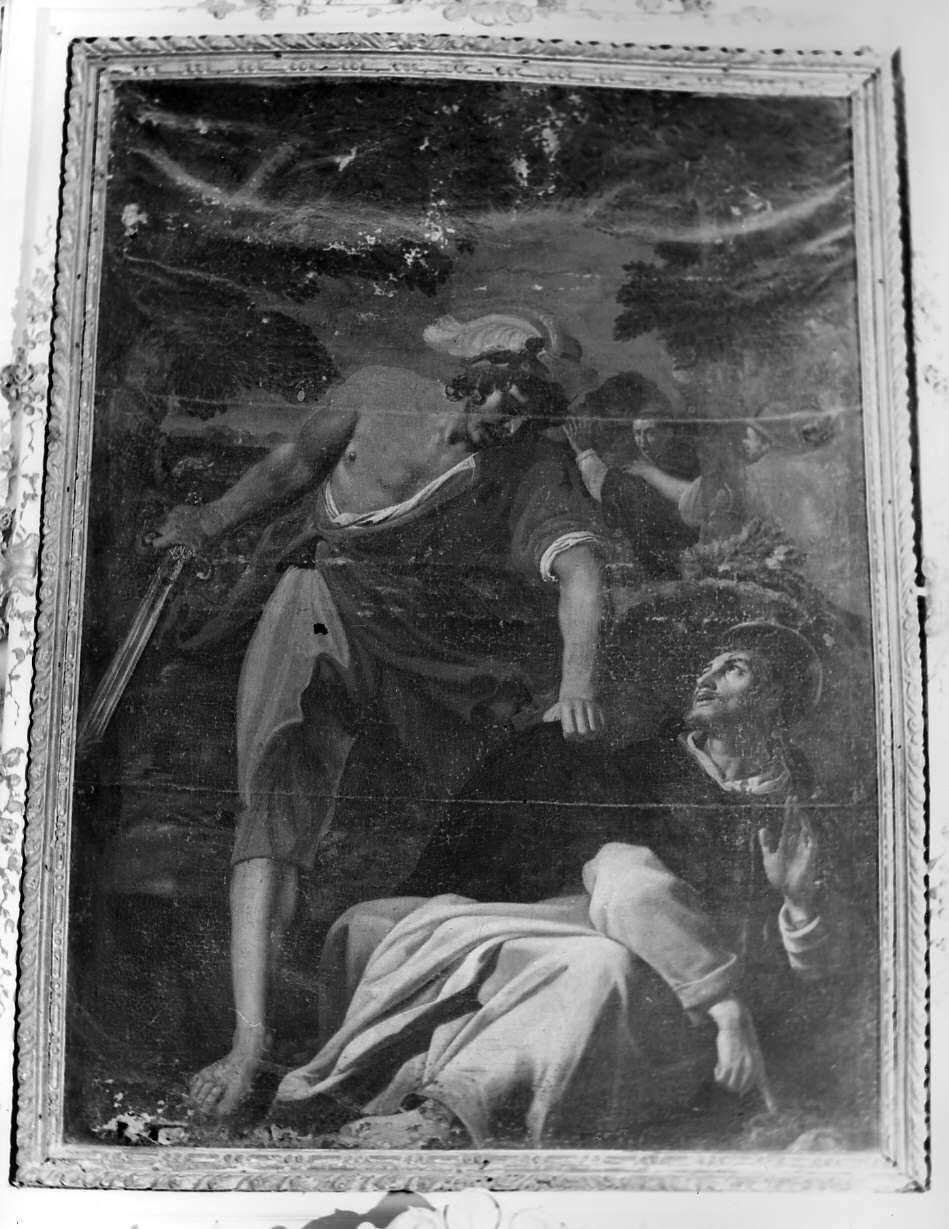 martirio di San Pietro Martire (dipinto, opera isolata) - ambito italiano (sec. XVII)