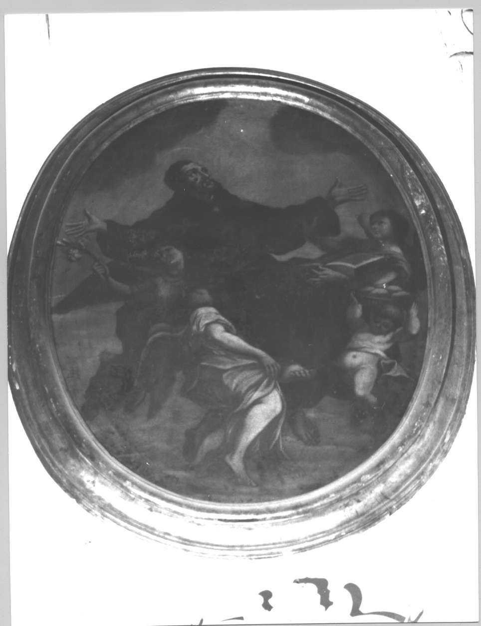 estasi di San Francesco d'Assisi (dipinto, opera isolata) - ambito italiano (sec. XVII)