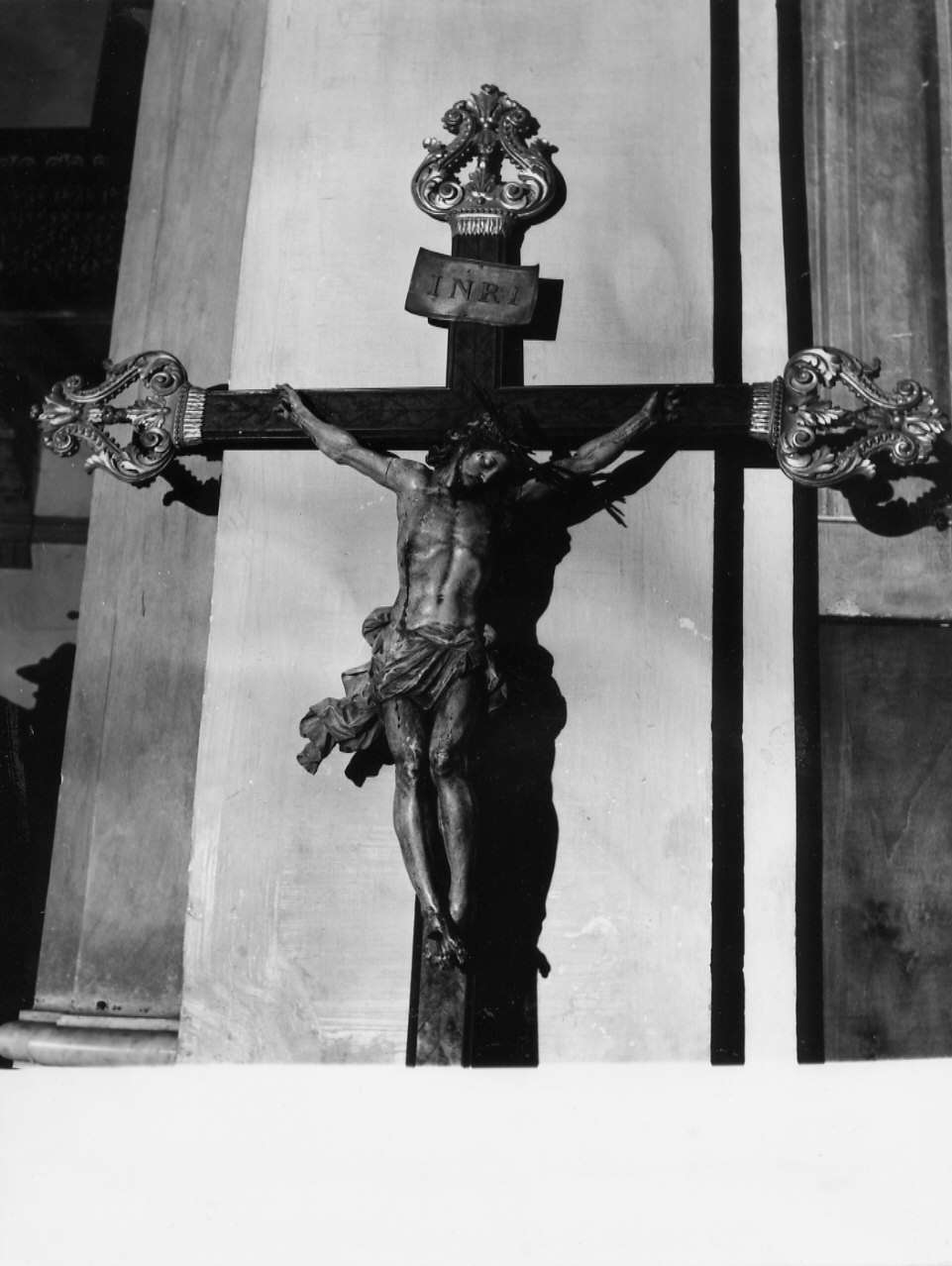 Cristo crocifisso (crocifisso, opera isolata) - bottega ligure (fine/inizio secc. XVIII/ XIX)