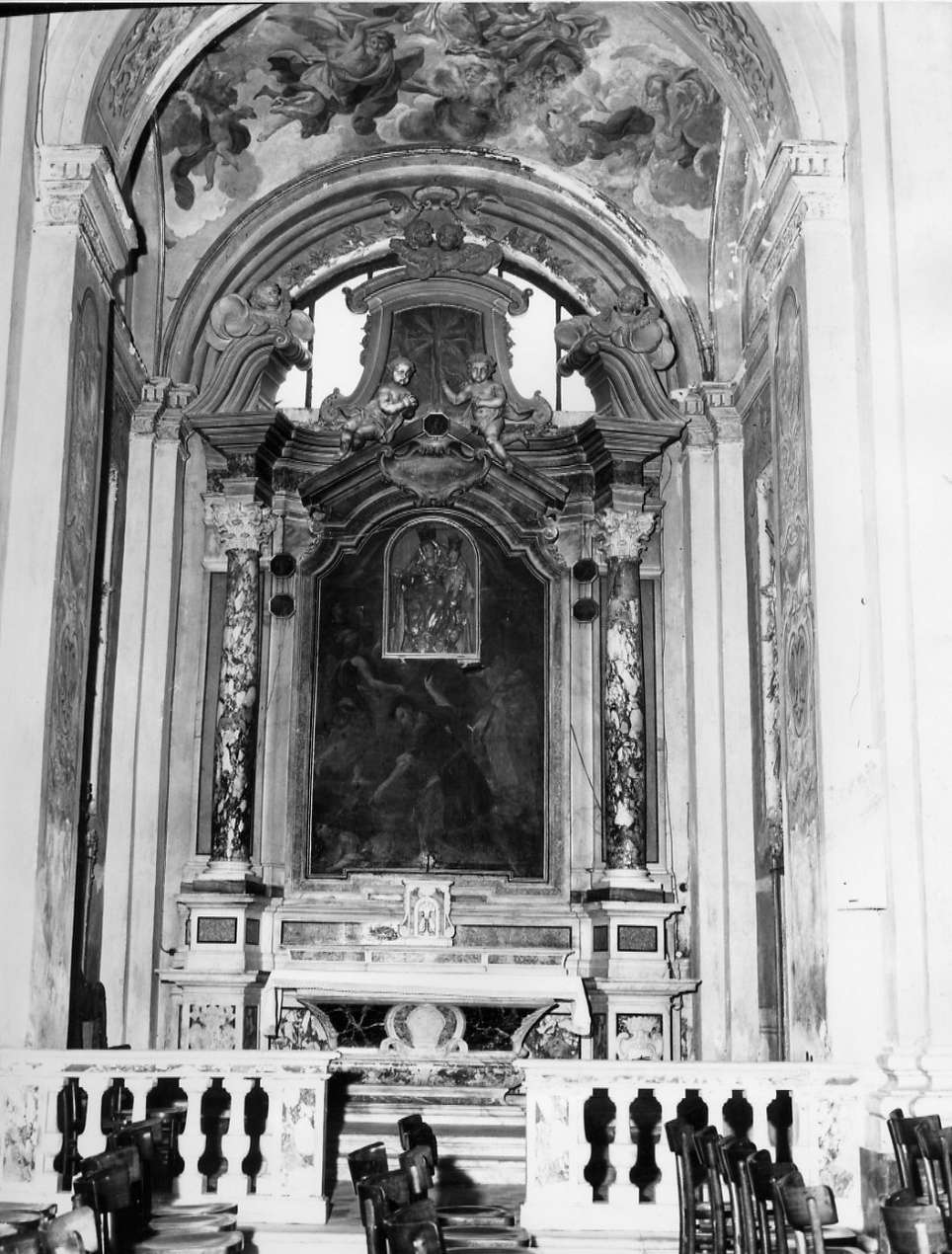 altare, elemento d'insieme - bottega italiana (secondo quarto sec. XVIII)