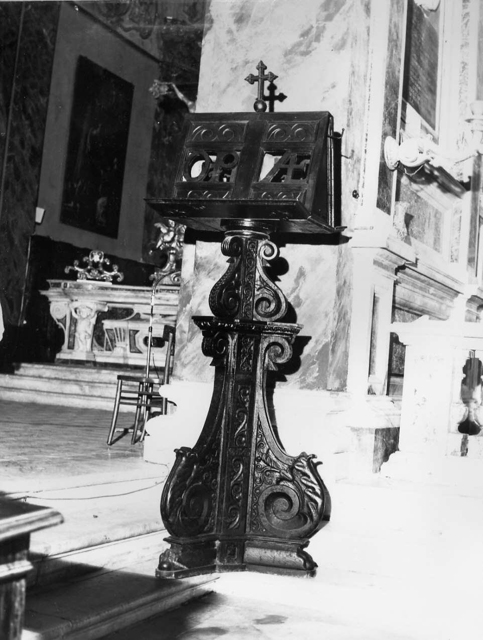 leggio, opera isolata - bottega italiana (sec. XVIII)