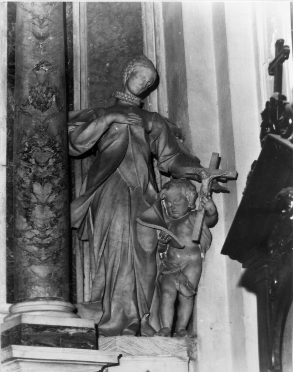 Santa (scultura, elemento d'insieme) di Guidi Domenico (seconda metà sec. XVII)