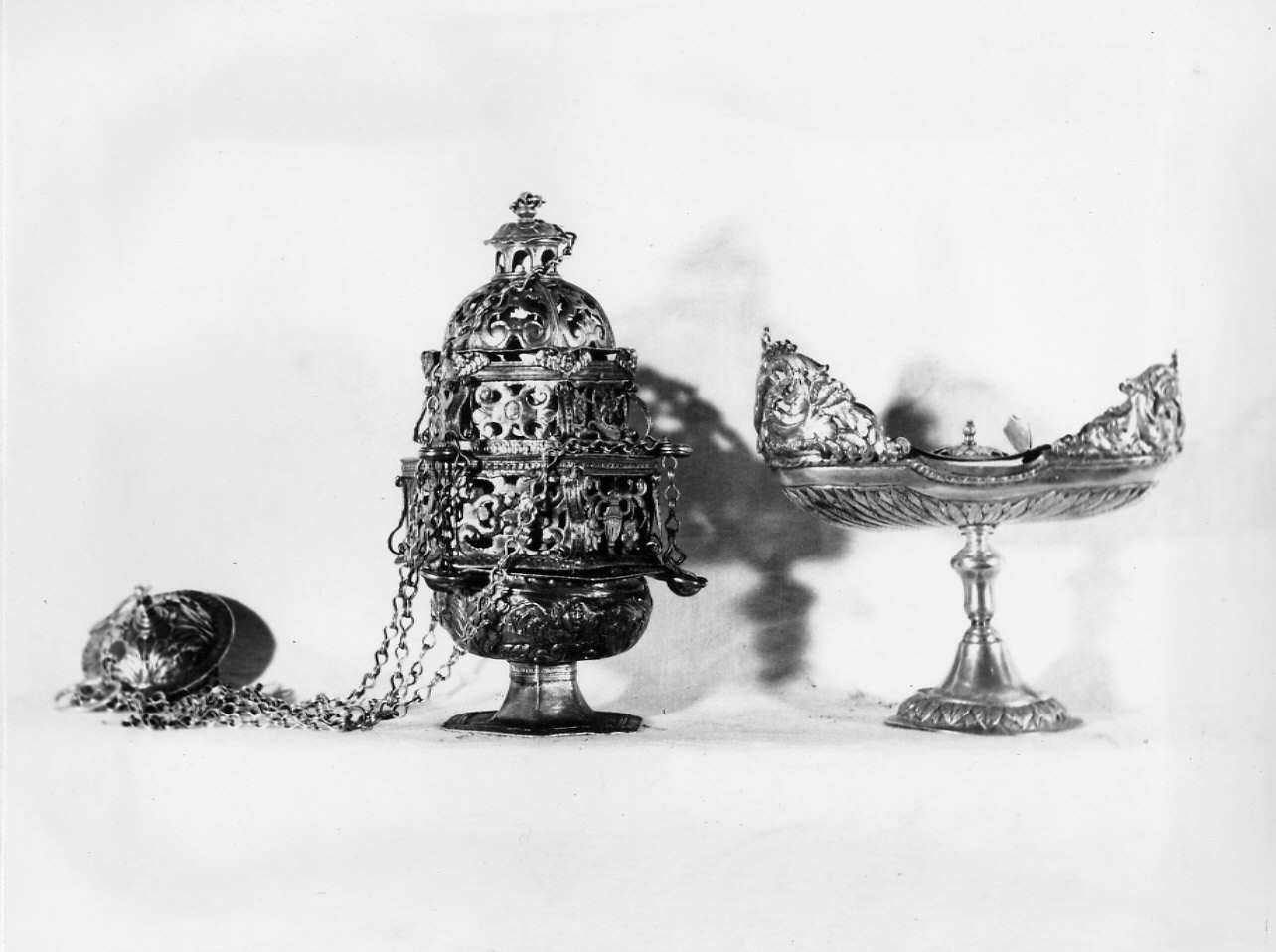 turibolo, coppia - bottega genovese (sec. XIX)