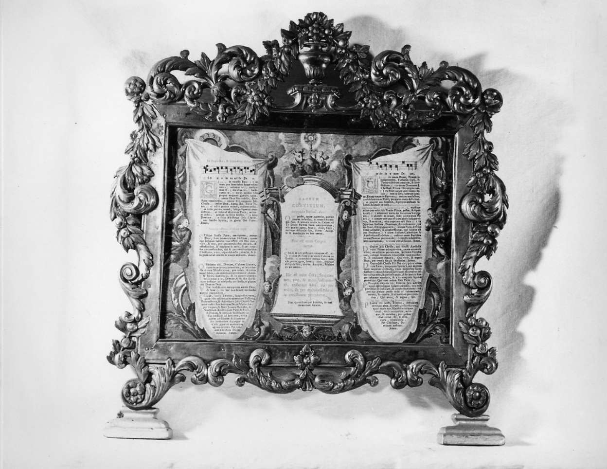 cartagloria, opera isolata - bottega genovese (fine sec. XVIII)