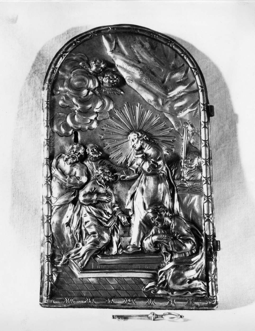 sportello di tabernacolo, opera isolata - bottega genovese (ultimo quarto sec. XVIII)