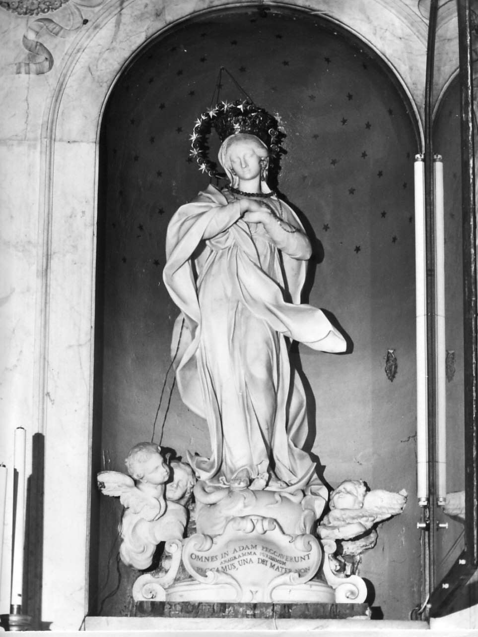 Madonna Assunta (statua, opera isolata) - bottega italiana (sec. XVIII)