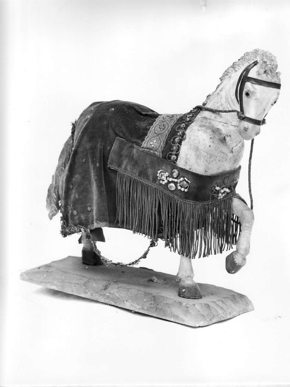 cavallo (statuetta di presepio, elemento d'insieme) - bottega ligure (sec. XIX)