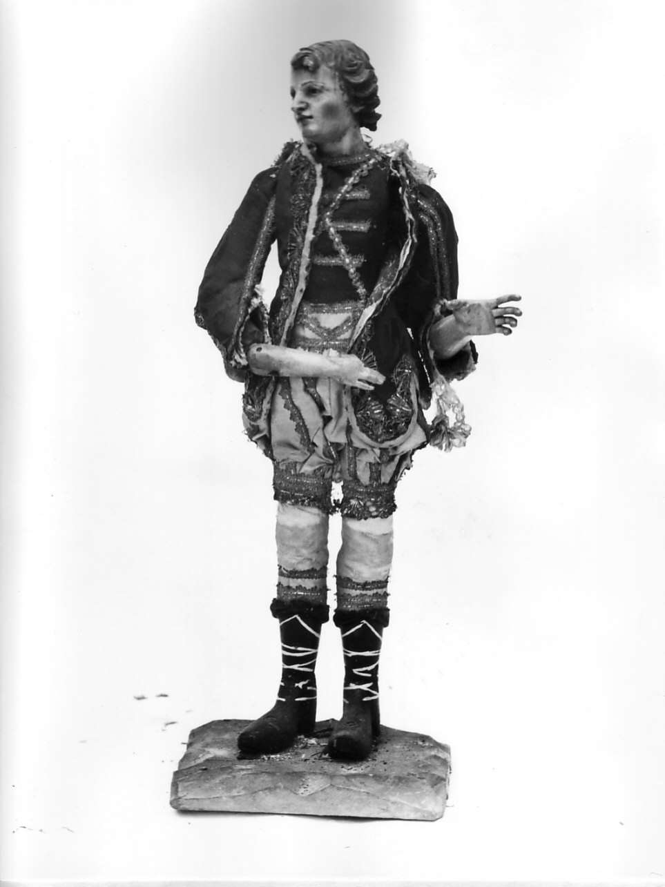 paggio (statuetta di presepio, elemento d'insieme) di Maragliano Anton Maria (sec. XVIII)