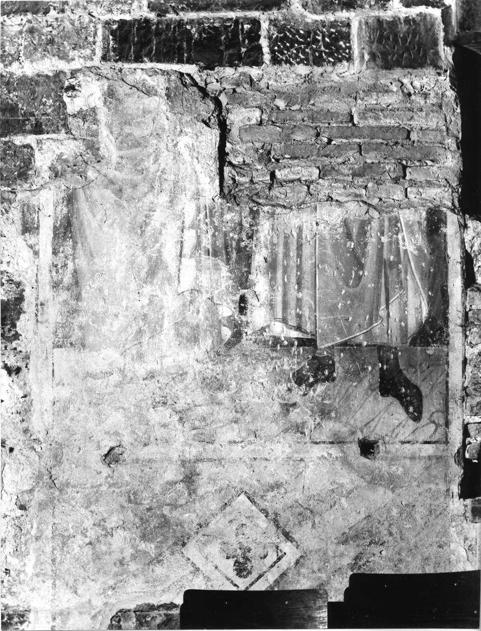 dipinto, frammento - ambito italiano (sec. XV)