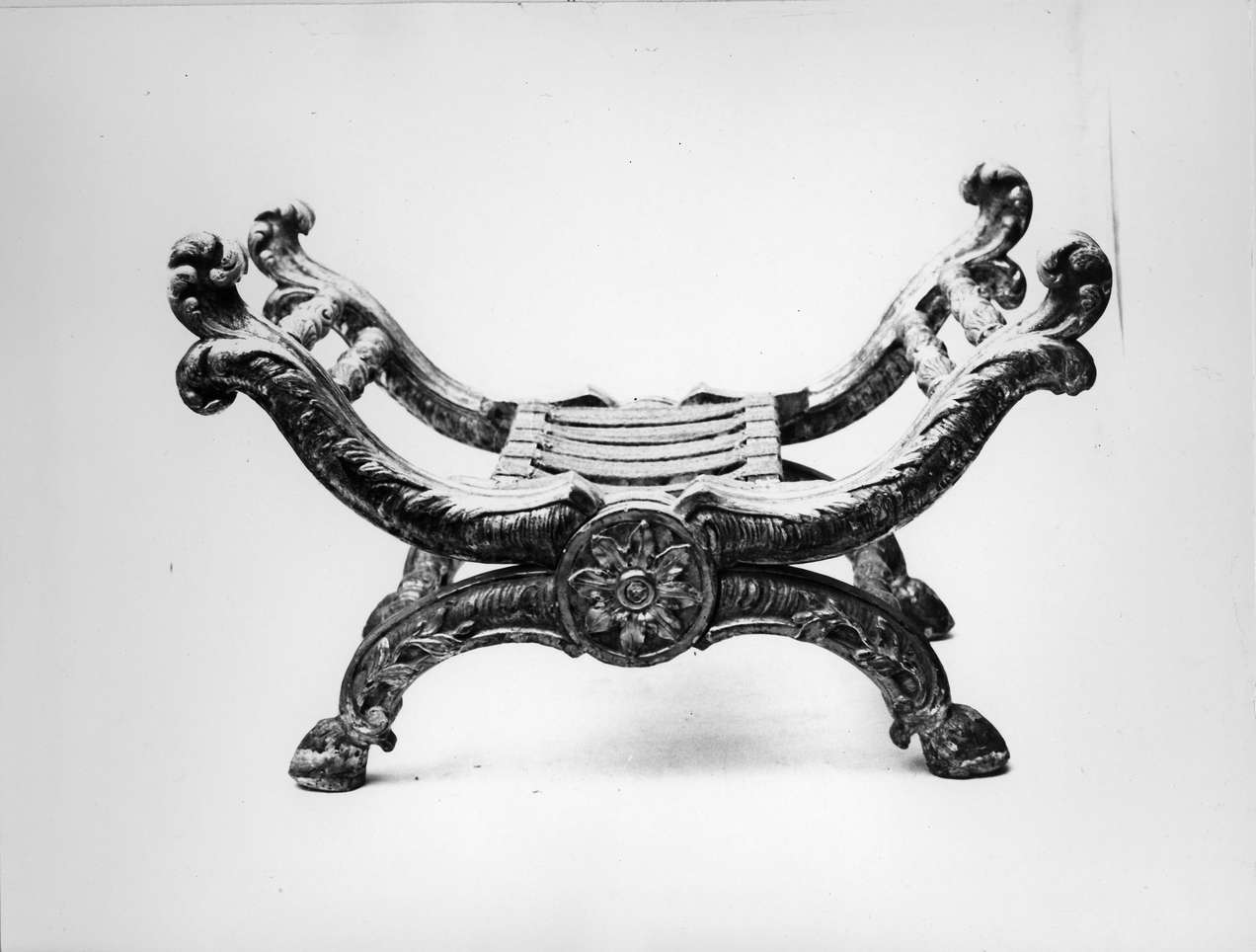 faldistorio - bottega italiana (sec. XVII)