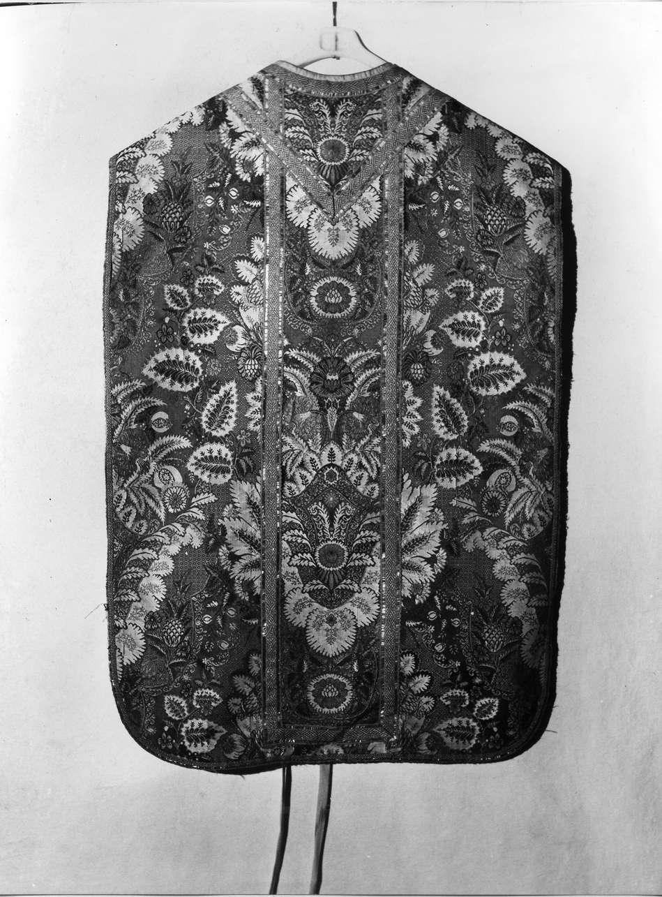 pianeta, opera isolata - manifattura ligure (?) (prima metà sec. XVIII)