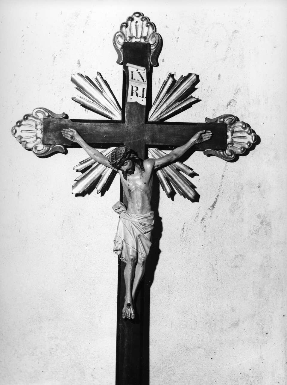 Cristo crocifisso (crocifisso, opera isolata) - bottega ligure (sec. XIX)