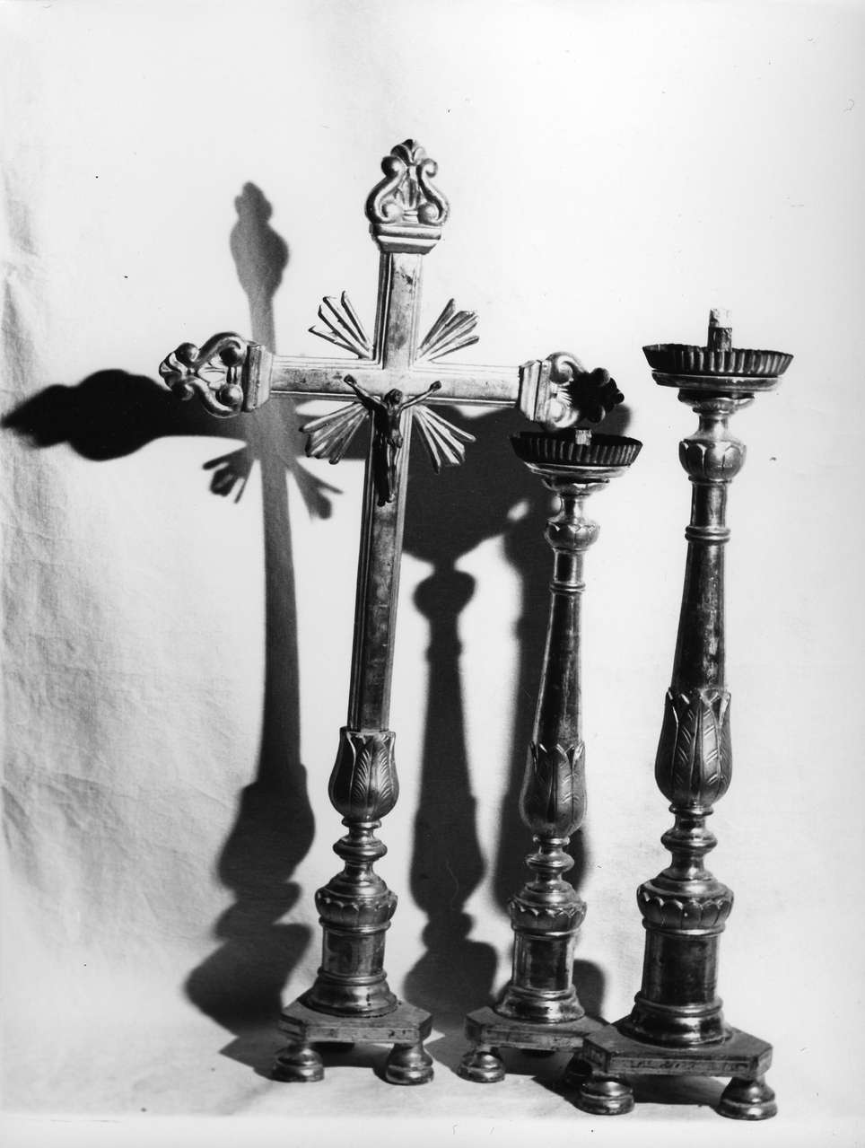 candeliere, serie - bottega ligure (sec. XVIII)