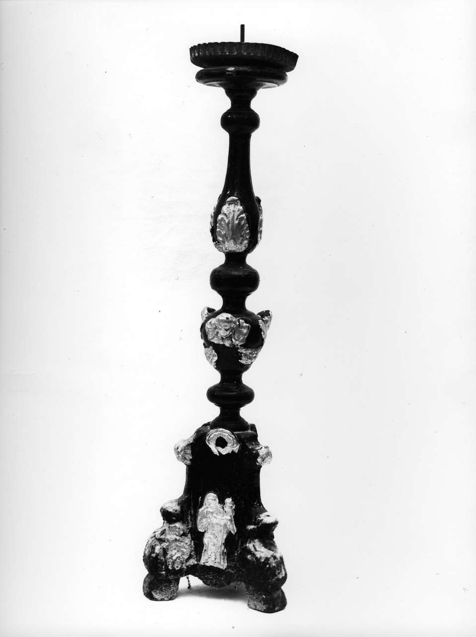 candeliere, serie - bottega ligure (sec. XVIII)