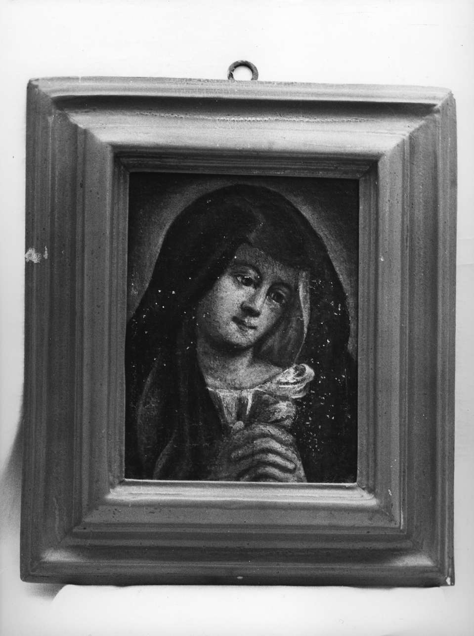 Madonna orante (dipinto, opera isolata) - ambito ligure (secc. XVII/ XVIII)