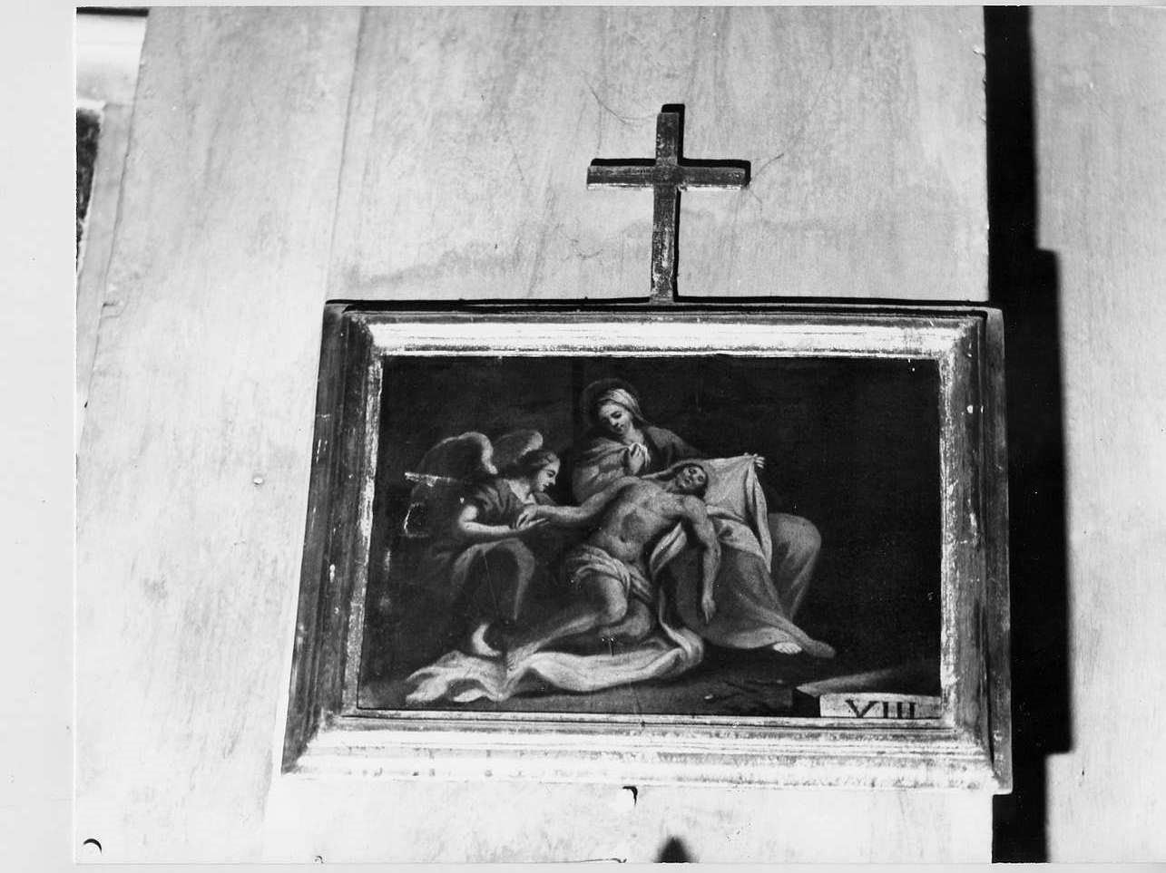 stazione XIII: Gesù deposto dalla croce (dipinto, elemento d'insieme) - ambito ligure (sec. XVIII)