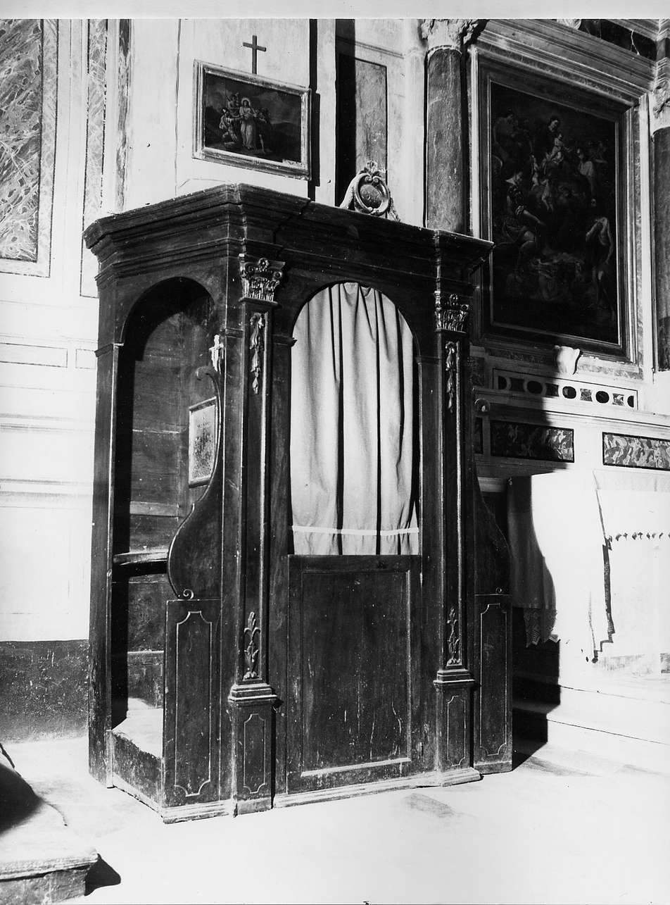 confessionale, serie - bottega ligure (sec. XIX)
