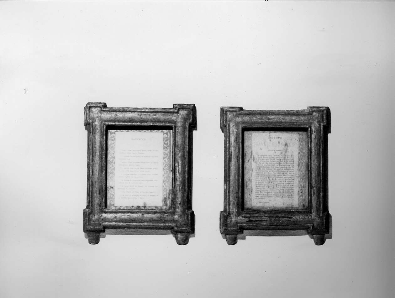 cartagloria, coppia - bottega ligure (sec. XIX)