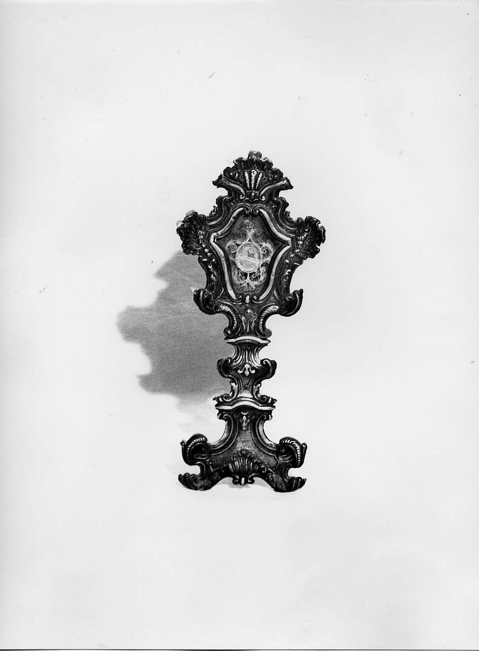reliquiario - a tabella, opera isolata - bottega genovese (sec. XVIII)