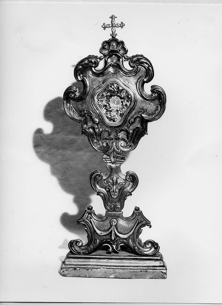 reliquiario - a tabella, opera isolata - bottega ligure (secc. XVIII/ XIX)