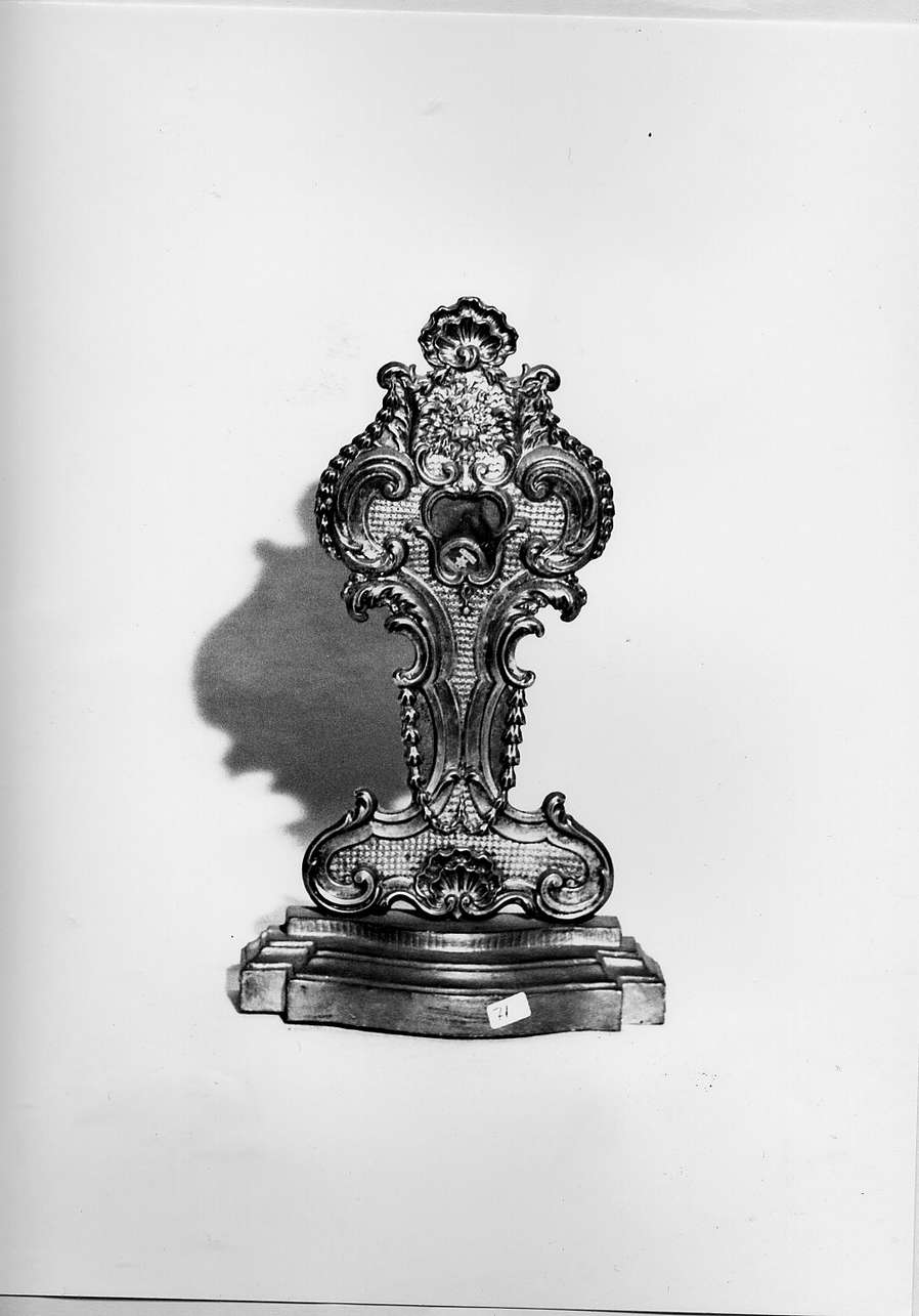 reliquiario - a tabella, opera isolata - bottega ligure (sec. XIX)