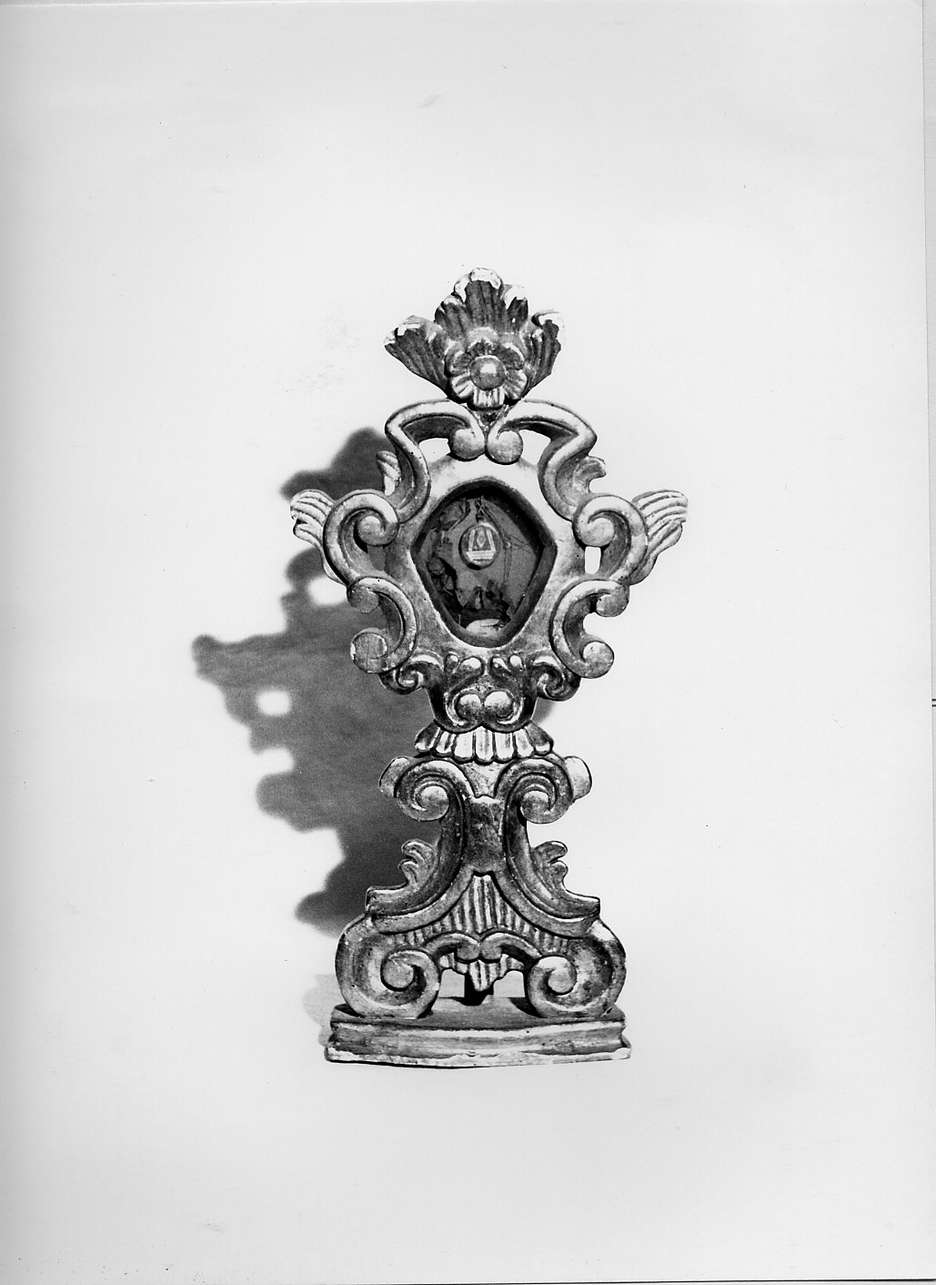 reliquiario - a tabella, opera isolata - bottega ligure (sec. XVIII)