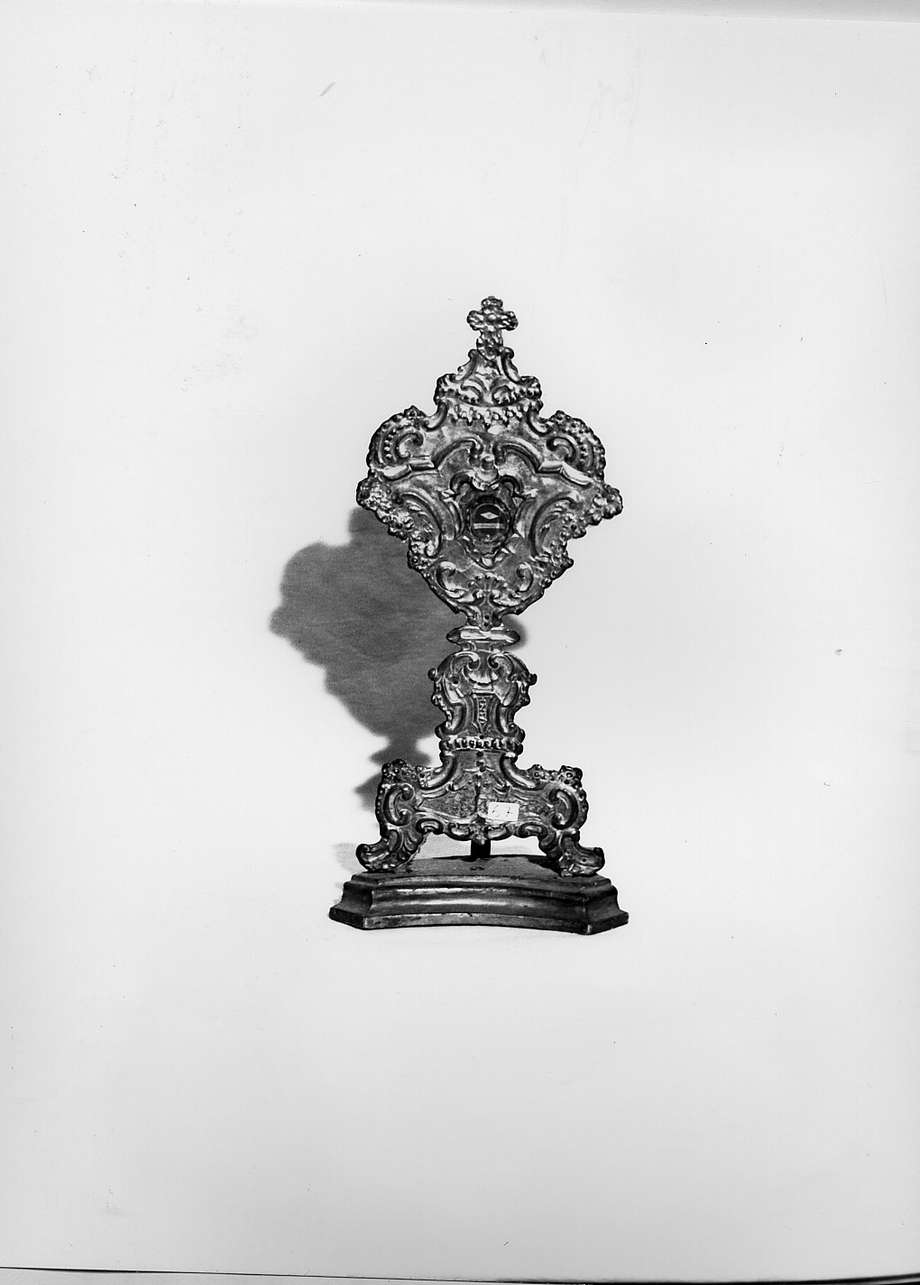 reliquiario - a tabella, opera isolata - bottega ligure (sec. XIX)