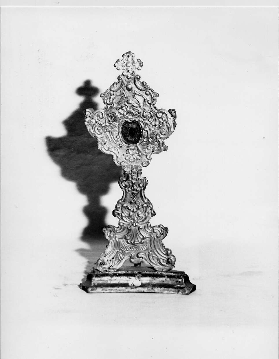 reliquiario - a tabella, coppia - bottega ligure (sec. XIX)