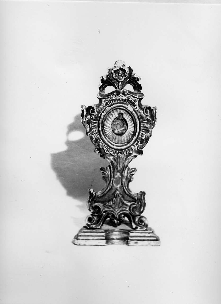 reliquiario - a tabella, opera isolata - bottega ligure (sec. XVIII)