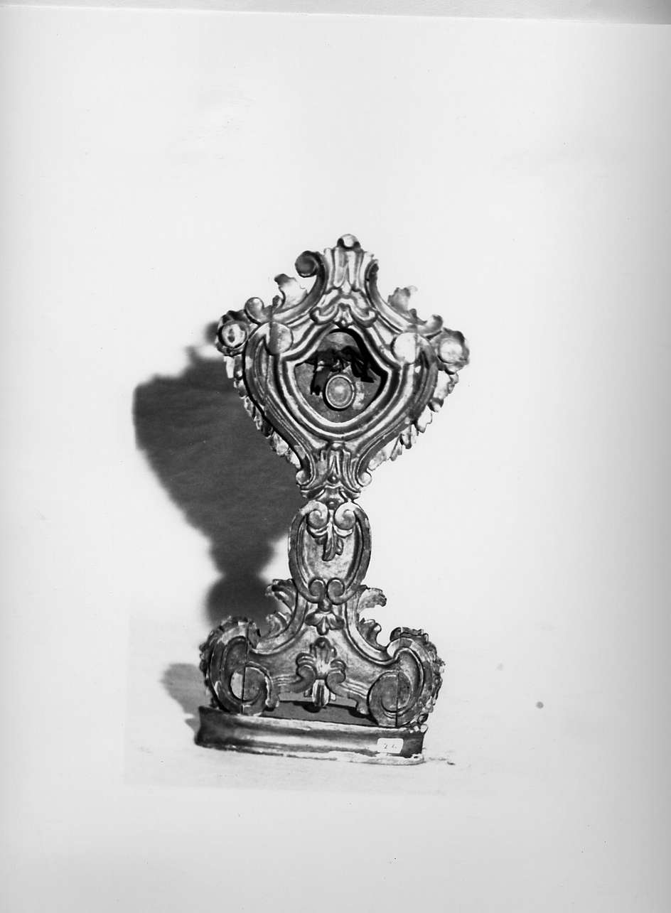 reliquiario - a tabella, opera isolata - bottega ligure (secc. XVIII/ XIX)