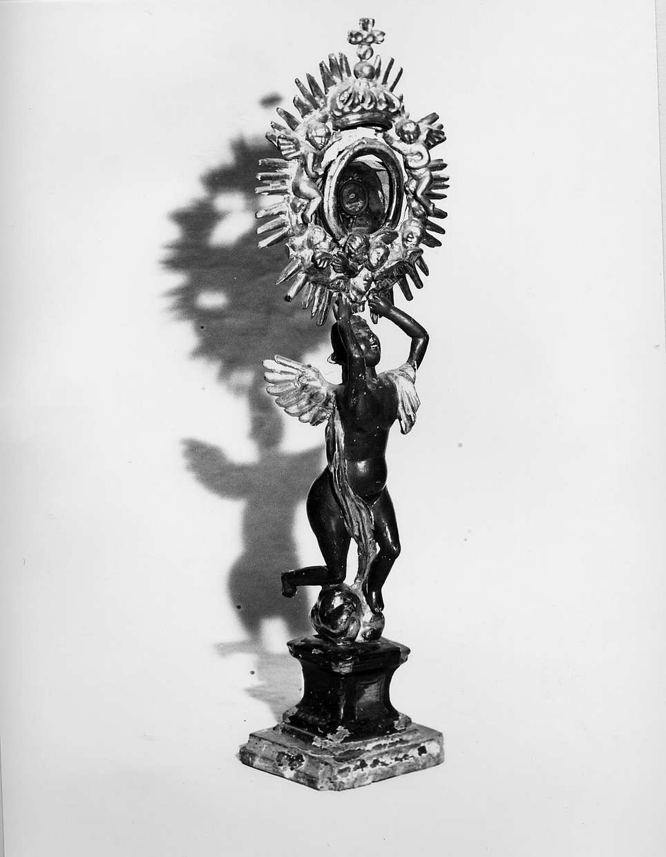 reliquiario - a statua - bottega ligure (secc. XVII/ XVIII)