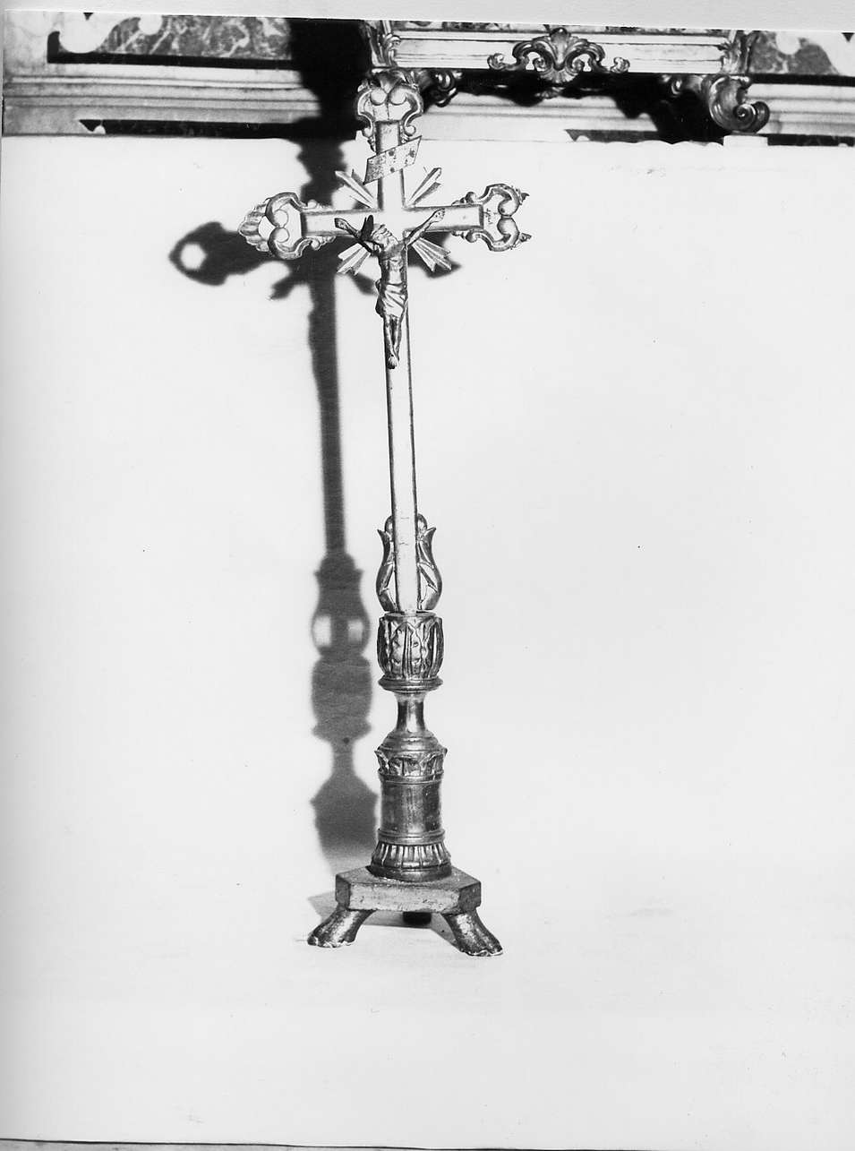 croce d'altare - bottega ligure (secc. XVIII/ XIX)