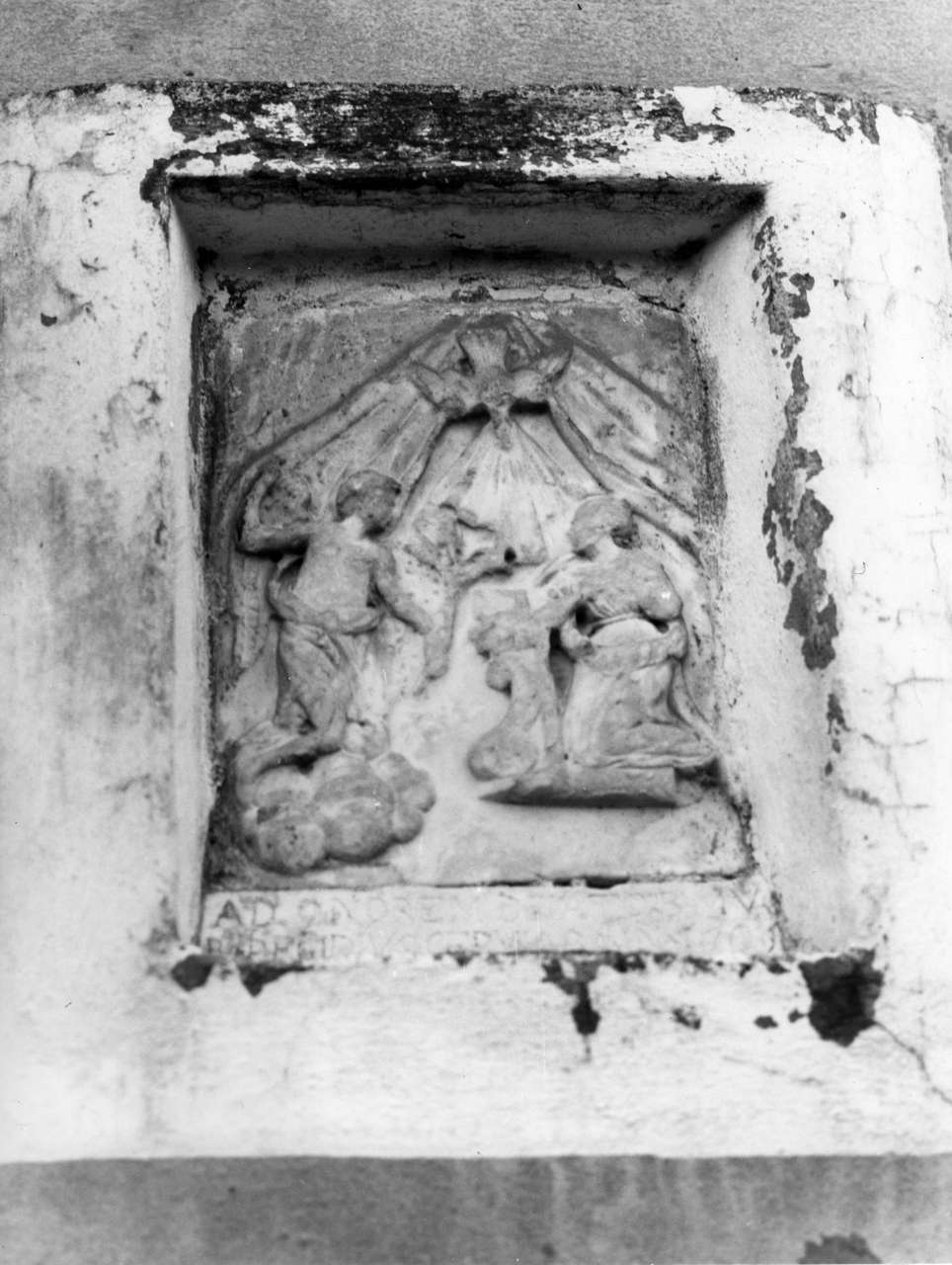 Annunciazione (rilievo, opera isolata) - bottega italiana (inizio sec. XVIII)