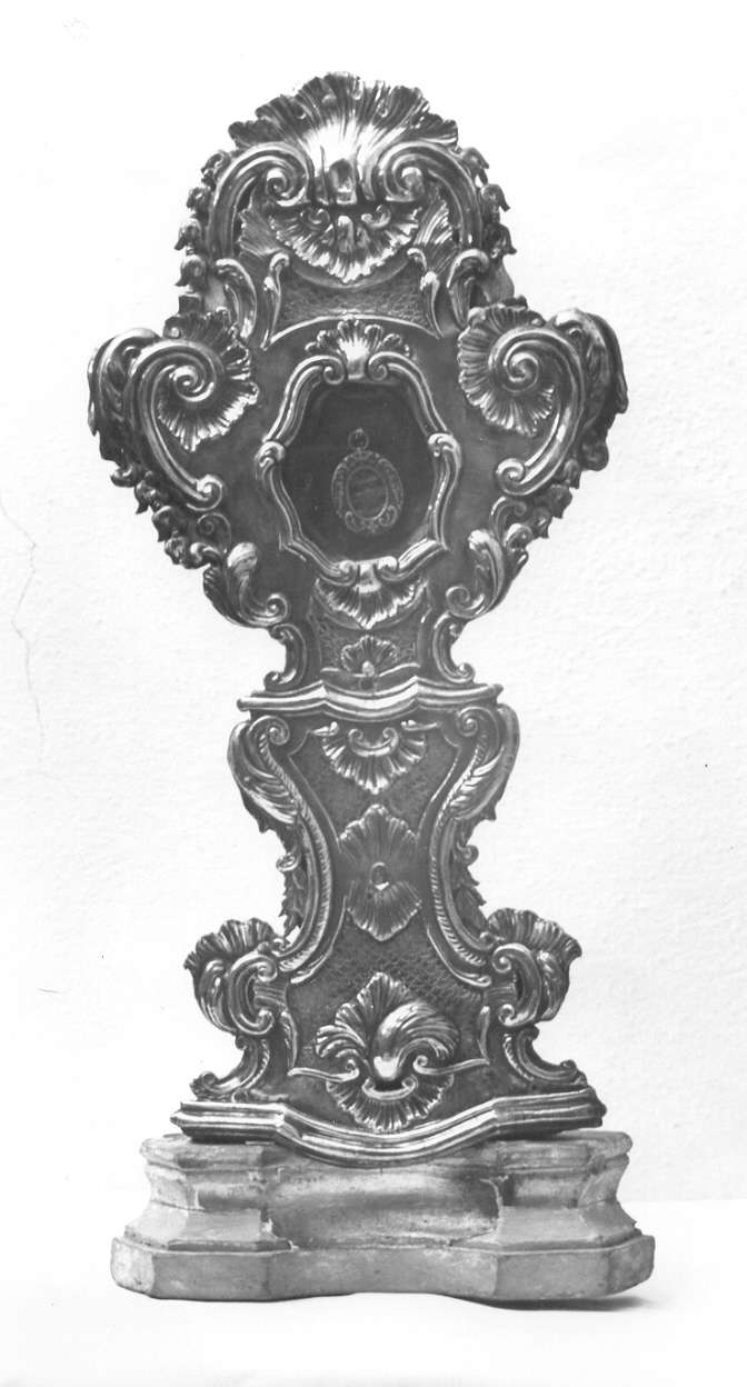 reliquiario - a ostensorio, opera isolata - PRODUZIONE GENOVESE (sec. XVIII)
