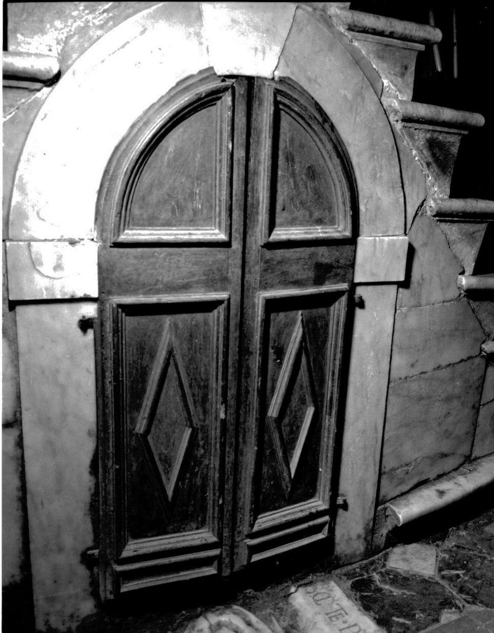 porta - a due battenti, opera isolata - bottega ligure (secc. XVII/ XVIII)