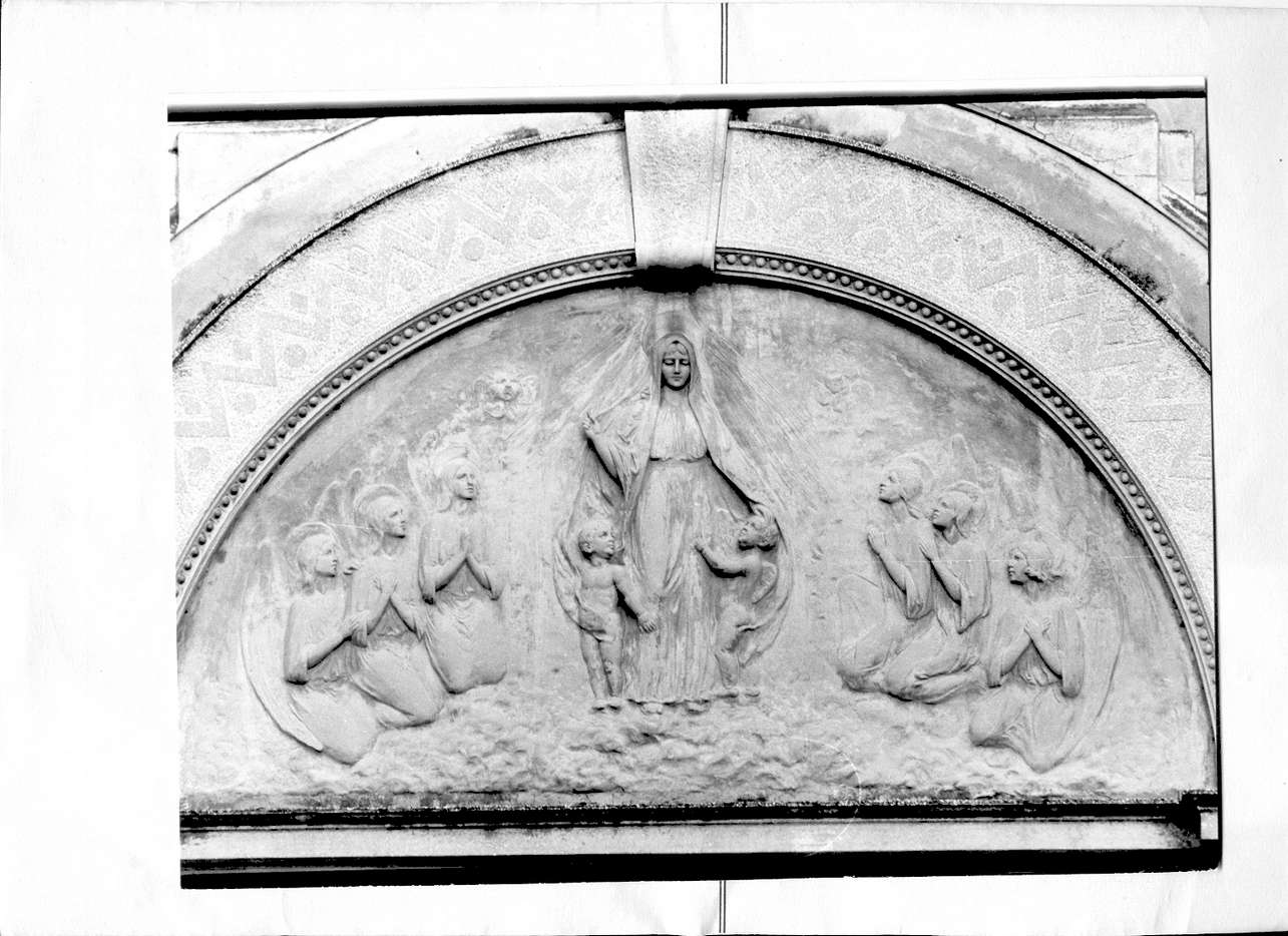 Madonna con angeli (rilievo, opera isolata) - ambito ligure (primo quarto sec. XX)