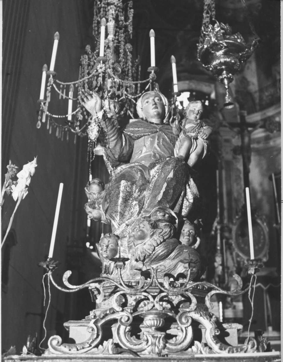 angelo (statua, coppia) - ambito italiano (sec. XIX)