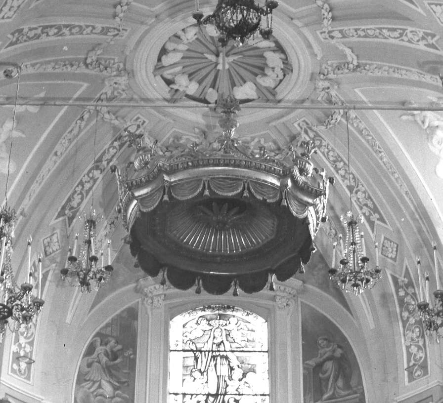 baldacchino d'altare, opera isolata - produzione italiana (sec. XIX)