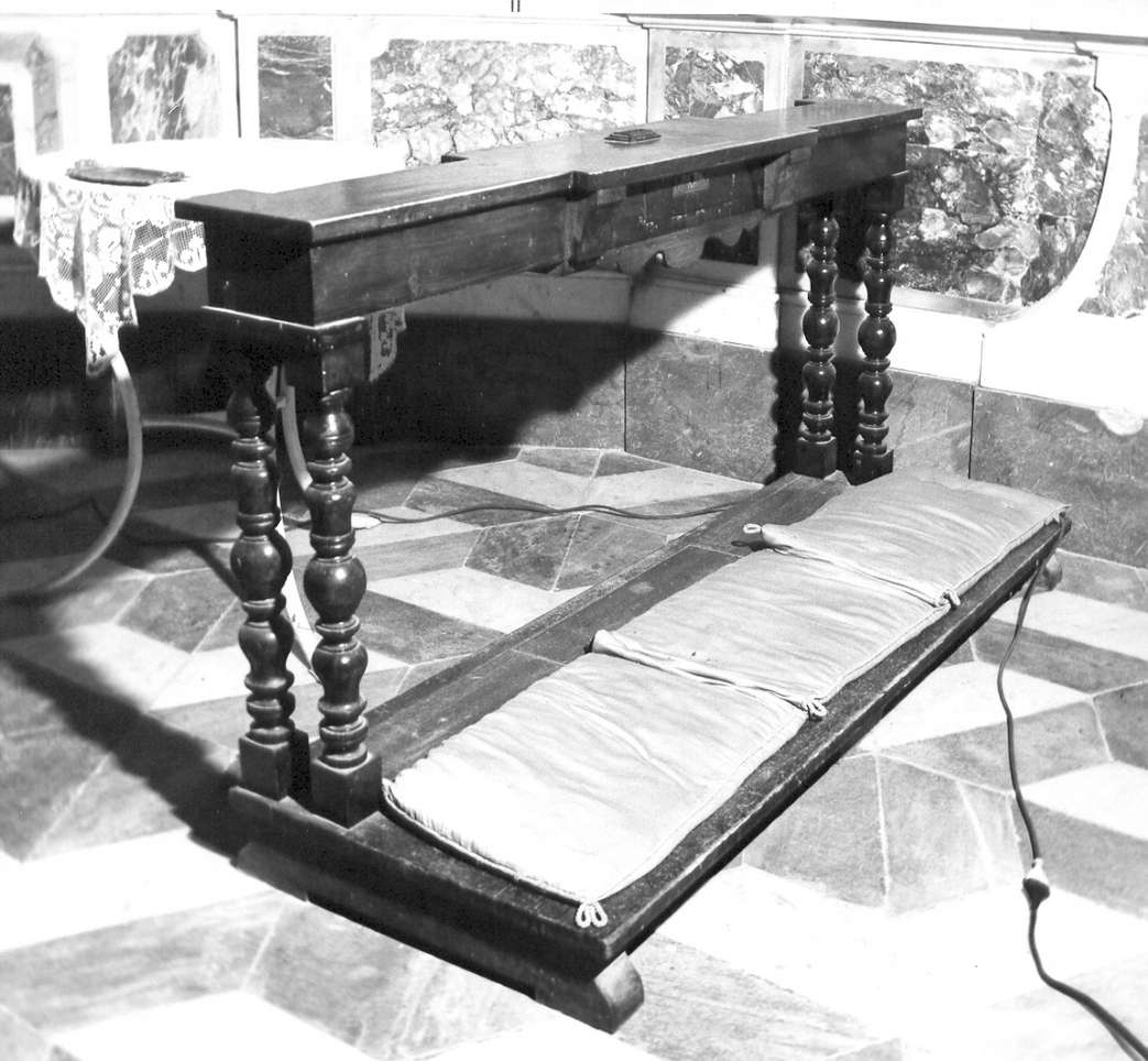 inginocchiatoio, coppia - PRODUZIONE LIGURE (sec. XIX)