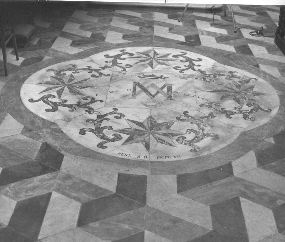 pavimento, opera isolata - bottega ligure (fine sec. XVIII)