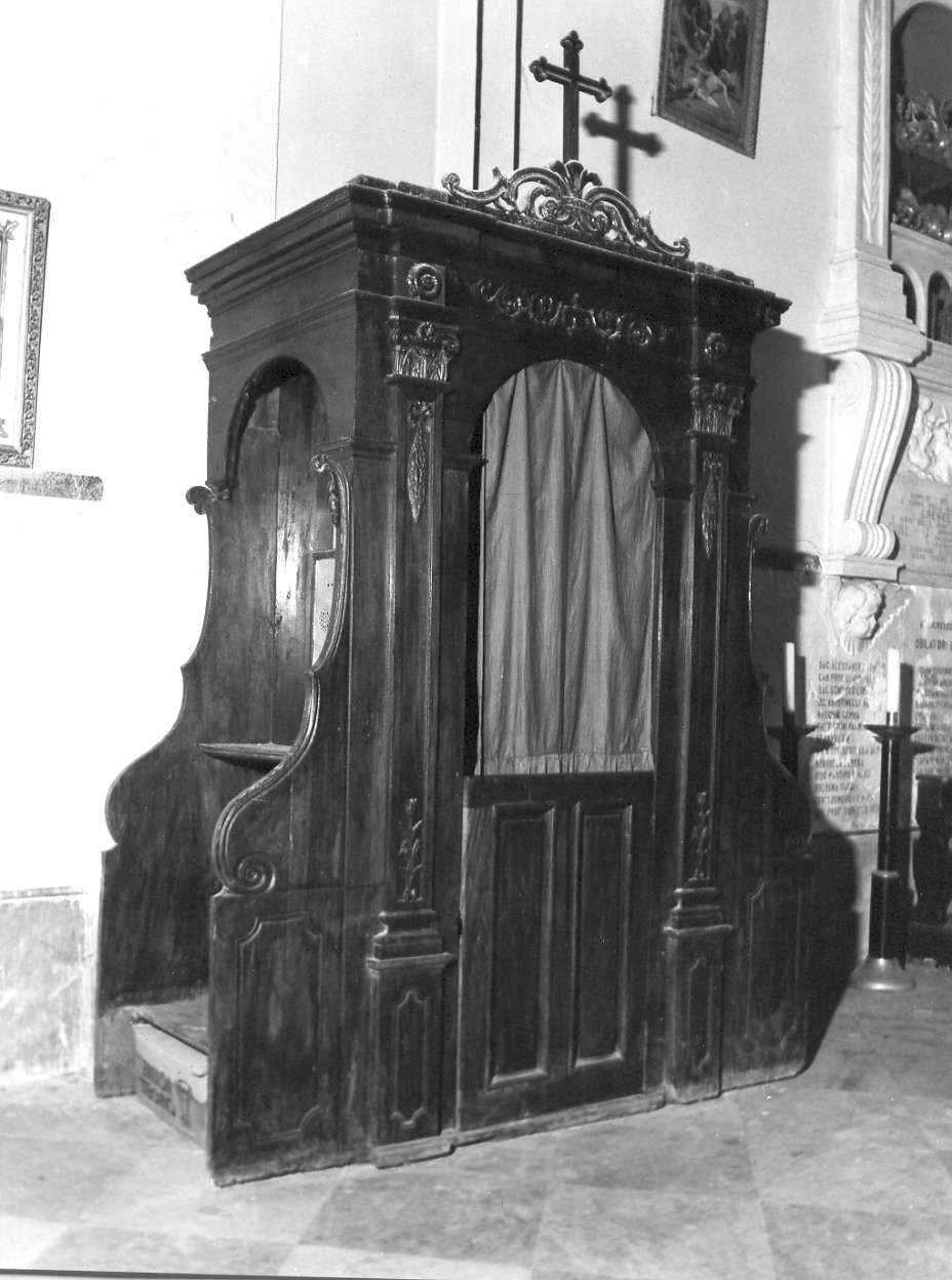 confessionale, coppia - PRODUZIONE LIGURE (sec. XIX)