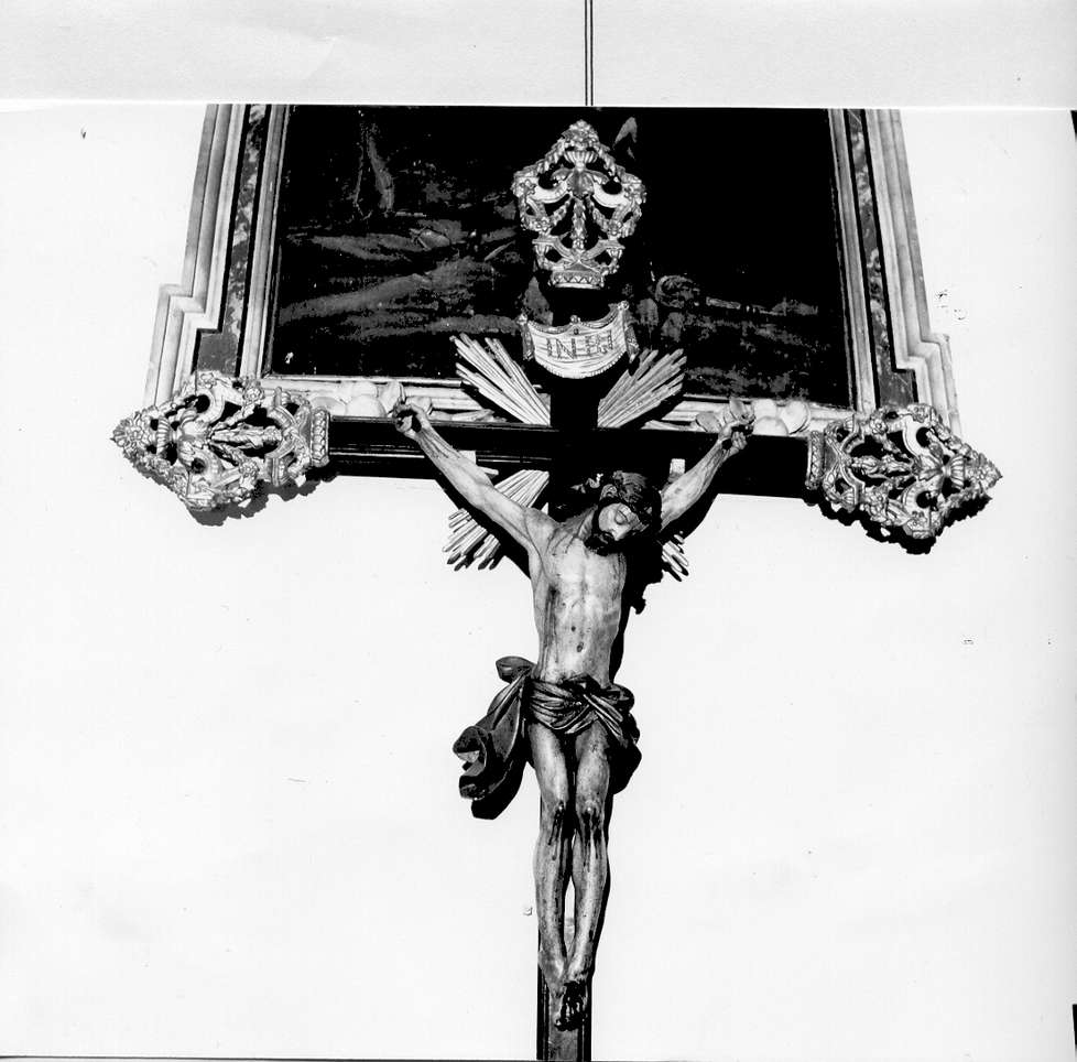 Cristo crocifisso (croce processionale, opera isolata) - ambito italiano (secc. XVIII/ XIX)